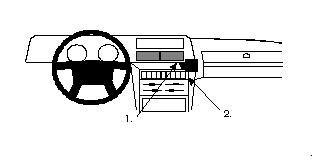 Volvo 240 81-97, Vinklad i gruppen Bilstereo / Hvad passer i min bil / Volvo / Volvo 240 / Volvo 240 1974-1993 hos BRL (240851955)