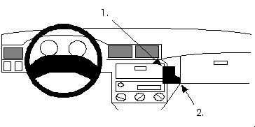 Opel Astra 92-97, Vinklad i gruppen Bilstereo / Hvad passer i min bil / Opel / Astra / Astra 1992-1998 hos BRL (240851960)