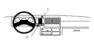 Volkswagen Caravelle 91-95, Centrerad i gruppen Bilstereo / Hvad passer i min bil / Volkswagen / Transporter / Transporter T4 1990-2003 / Øvrigt Transporter T4 1990-2003 hos BRL (240851991)