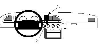 Ford Mondeo 93-96, Centrerad i gruppen Bilstereo / Hvad passer i min bil / Ford / Mondeo / Mondeo 1993-1996 hos BRL (240852011)