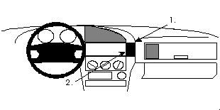 BMW 316-328 91-98, Vinklad i gruppen Bilstereo / Hvad passer i min bil / BMW / BMW 3-serie / BMW E36 1992-2002 / Øvrigt BMW E36 1992-2002 hos BRL (240852023)
