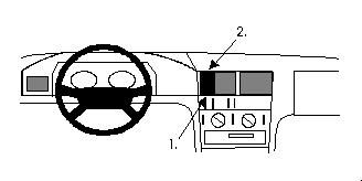 Mercedes Benz C-Klass 93-99, Centrerad i gruppen Bilstereo / Hvad passer i min bil / Mercedes / C-klasse / C-klasse 1993-2000 W202 hos BRL (240852025)