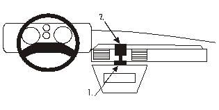 ProClip Monteringsbygel Landrover Discovery 90-93, Centrerad i gruppen Bilstereo / Hvad passer i min bil / Landrover hos BRL Electronics (240852046)