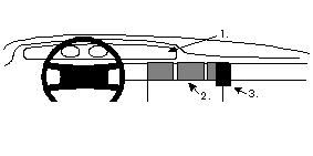 ProClip Monteringsbygel Audi V8 91-93, Centrerad i gruppen Bilstereo / Hvad passer i min bil / Audi / Audi V8 / Audi V8 1990-1993 hos BRL Electronics (240852050)