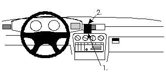 Opel Omega 94-99, Centrerad i gruppen Bilstereo / Hvad passer i min bil / Opel / Omega / Omega 1994-2003 hos BRL (240852057)