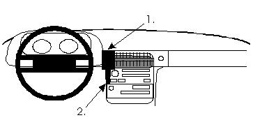 Brodit ProClip, Porsche 928 78-95 i gruppen Bilstereo / Hvad passer i min bil / Porsche / 928 / 928 1978-1995 hos BRL (240852069)