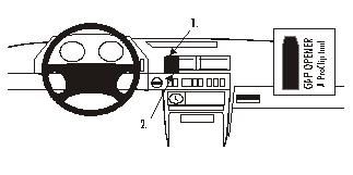 ProClip Monteringsbygel Landrover Range Rover 95-01, Centrerad i gruppen Bilstereo / Hvad passer i min bil / Landrover hos BRL Electronics (240852105)