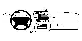 ProClip Monteringsbygel Ford Scorpio 95-00, Centrerad i gruppen Bilstereo / Hvad passer i min bil / Ford / Scorpio / Scorpio 1995-1999 hos BRL Electronics (240852114)