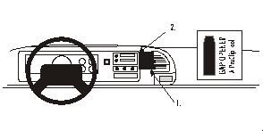 ProClip Monteringsbygel Chevrolet Silverado/Surburban/Tahoe/Pickup 95-99, Centrerad i gruppen Bilstereo / Hvad passer i min bil / Chevrolet hos BRL (240852135)