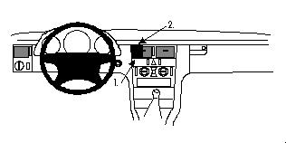 Brodit ProClip, Mercedes Benz E-Klasse, Stationcar 95-02 i gruppen Bilstereo / Hvad passer i min bil / Mercedes / E-klasse / E-klasse 1995-2002 W210 hos BRL (240852198)