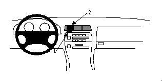 ProClip Monteringsbygel Lexus ES Serie 92-96, Centrerad i gruppen Bilstereo / Hvad passer i min bil / Lexus hos BRL Electronics (240852243)