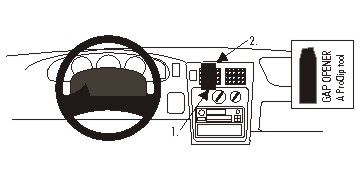 ProClip Monteringsbygel Toyota Tacoma 95-04, Centrerad i gruppen Bilstereo / Hvad passer i min bil / Toyota / Tacoma / Tacoma 1995-2004 hos BRL Electronics (240852253)