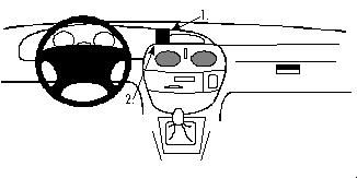 Renault Mégane 96-99, Center i gruppen Bilstereo / Hvad passer i min bil / Renault / Scénic hos BRL (240852289)