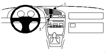 Ford Fiesta/Courier/Puma 96-02, Centrerad i gruppen Bilstereo / Hvad passer i min bil / Ford / Puma / Puma 1997-2002 hos BRL (240852293)