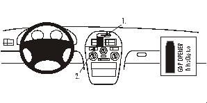 Mitsubishi Carisma 96-98, Centrerad i gruppen Bilstereo / Hvad passer i min bil / Mitsubishi / Carisma hos BRL (240852295)