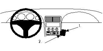 BMW Z3 96-02, Vinklad i gruppen Bilstereo / Hvad passer i min bil / BMW / BMW Z3 / BMW Z3 1996-2002 hos BRL (240852303)