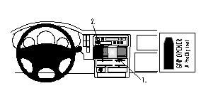 ProClip Monteringsbygel Opel Frontera 97-98/Honda Passport 95-97, Centrerad i gruppen Bilstereo / Hvad passer i min bil / Opel / Frontera / Frontera 1991-1998 hos BRL Electronics (240852377)