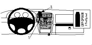 Brodit ProClip, Isuzu/Opel i gruppen Bilstereo / Hvad passer i min bil / Isuzu hos BRL (240852380)
