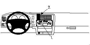 Mitsubishi L200/Pick Up 97-05, Centrerad i gruppen Bilstereo / Hvad passer i min bil / Mitsubishi / L200 hos BRL (240852414)