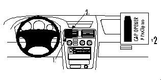 Mitsubishi Galant 97-03, Centrerad i gruppen Bilstereo / Hvad passer i min bil / Mitsubishi / Galant hos BRL (240852423)