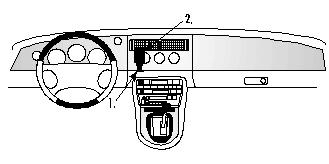 Brodit ProClip, Jaguar XK8 / XKR/XK-Series 97-06 i gruppen Bilstereo / Hvad passer i min bil / Jaguar hos BRL (240852429)