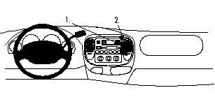 Ford Expedition 97-99, Vinklad i gruppen Bilstereo / Hvad passer i min bil / Ford / Expedition / Expedition 1997-2002 hos BRL (240852442)