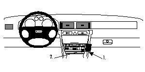 Audi A6 98-03, Vinklad i gruppen Bilstereo / Hvad passer i min bil / Audi / Audi A6 / Audi A6 1998-2004 hos BRL (240852473)