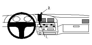 Brodit ProClip, Toyota/Volkswagen i gruppen Bilstereo / Hvad passer i min bil / Toyota / Hilux / Hilux 1988-1997 hos BRL (240852482)