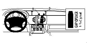 Renault Kangoo 98-02, Centrerad i gruppen Bilstereo / Hvad passer i min bil / Renault / Kangoo hos BRL (240852532)