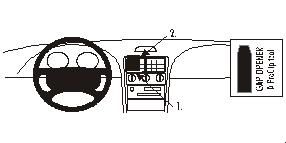 Ford Mustang 95-04, Centrerad i gruppen Bilstereo / Hvad passer i min bil / Ford / Mustang / Mustang 1994-2004 hos BRL (240852544)