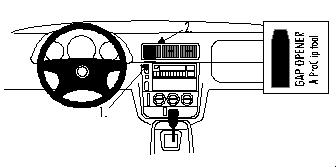 Brodit ProClip, Mercedes Benz M-Klasse/ML 98-04 i gruppen Nyheder hos BRL (240852563)