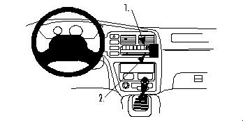 Brodit ProClip, Suzuki Grand Vitara/Vitara/XL-7 02-04 i gruppen Bilstereo / Hvad passer i min bil / Suzuki / Grand Vitara / Grand Vitara 1998-2006 hos BRL (240852641)