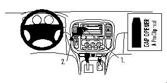 Toyota LandCruiser 100 98-01, Centrerad, Dubbeldin i gruppen Bilstereo / Hvad passer i min bil / Toyota / Land Cruiser Prado / Land Cruiser Prado 1996-2008 hos BRL (240852643)