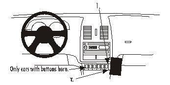Brodit ProClip, Volkswagen Polo 99-05 i gruppen Bilstereo / Hvad passer i min bil / Volkswagen / Lupo / Lupo 1999-2005 hos BRL (240852689)