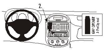 Renault Clio 99-01, Centrerad i gruppen Bilstereo / Hvad passer i min bil / Renault / Clio / Clio 2000-2005 hos BRL (240852695)