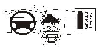 ProClip Monteringsbygel Chrysler Neon 00-02, Centrerad i gruppen Bilstereo / Hvad passer i min bil / Chrysler hos BRL (240852704)