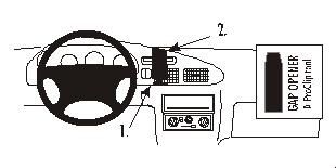 ProClip Monteringsbygel Ford Ranger 01-06/Mazda B-series 99-07, Centrerad i gruppen Bilstereo / Hvad passer i min bil / Ford / Ranger / Ranger 2004-2006 hos BRL Electronics (240852727)