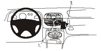ProClip Monteringsbygel Fiat Punto 00-03, Vinklad i gruppen Bilstereo / Hvad passer i min bil / Fiat / Punto hos BRL Electronics (240852760)