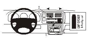 ProClip Monteringsbygel Suzuki Jimny 99-06, Vinklad i gruppen Bilstereo / Hvad passer i min bil / Suzuki hos BRL Electronics (240852766)