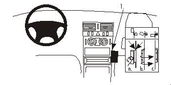 Mercedes Benz C-Klass 93-99, Vinklad i gruppen Bilstereo / Hvad passer i min bil / Mercedes / C-klasse / C-klasse 1993-2000 W202 hos BRL (240852786)