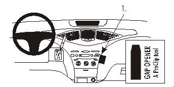 ProClip Monteringsbygel Toyota Prius 00-03, Vinklad i gruppen Bilstereo / Hvad passer i min bil / Toyota / Prius / Prius 2000-2003 hos BRL Electronics (240852802)