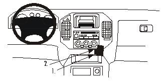 Mitsubishi Pajero/Shogun 00-06, Vinklad i gruppen Bilstereo / Hvad passer i min bil / Mitsubishi / Pajero hos BRL (240852816)