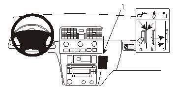 Volvo S40/V40 01-03, Vinklad i gruppen Bilstereo / Hvad passer i min bil / Volvo / Volvo V40 / Volvo V40 2000-2004 hos BRL (240852825)