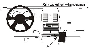 Brodit ProClip, Volkswagen Lupo 99-05 i gruppen Bilstereo / Hvad passer i min bil / Volkswagen / Lupo / Lupo 1999-2005 hos BRL (240852833)