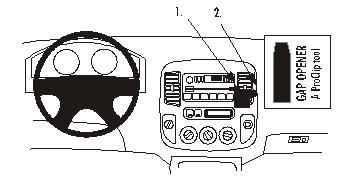 ProClip Monteringsbygel Ford Maverick 01-07 i gruppen Bilstereo / Hvad passer i min bil / Ford / Maverick / Maverick 1993-2003 hos BRL Electronics (240852899)