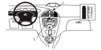 Citroen C5 01-05, Vinklad, Hög i gruppen Bilstereo / Hvad passer i min bil / Citroën / C5 hos BRL (240852909)
