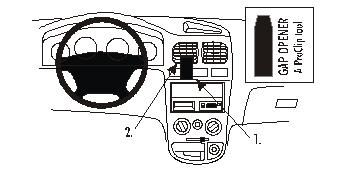 ProClip Monteringsbygel Kia Rio 01-05, Centrerad i gruppen Bilstereo / Hvad passer i min bil / Kia / Rio / Rio 2000-2005 hos BRL Electronics (240852914)