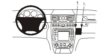 Brodit ProClip, Mercedes Benz/Puch i gruppen Bilstereo / Hvad passer i min bil / Mercedes / G-wagon hos BRL (240852945)