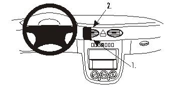 Brodit ProClip, Mercedes Benz A-Class 01-04 i gruppen Bilstereo / Hvad passer i min bil / Mercedes / A-klasse / A-klasse W168 1997-2004 hos BRL (240852947)