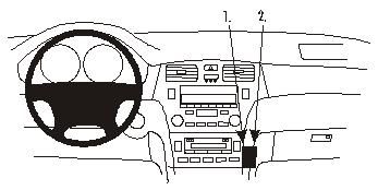 ProClip Monteringsbygel Lexus ES Serie 02-06, Vinklad i gruppen Bilstereo / Hvad passer i min bil / Lexus hos BRL Electronics (240852956)